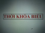 TKB HỌC TRỰC TUYẾN TỪ 7/4/2020