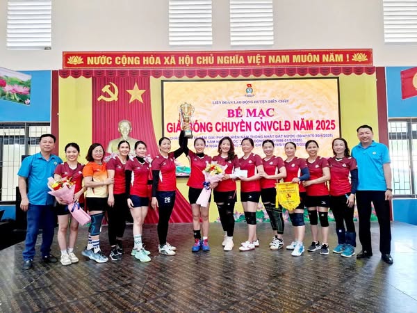 GIẢI BÓNG CHUYỀN CNVCLĐ NĂM 2025